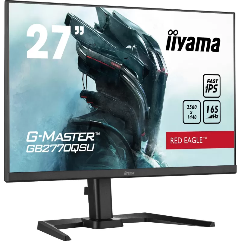 Gaming Monitor IIYAMA G-MASTER GB2770QSU-B5 GB2770QSU-B5 27" 165Hz 2K, QHD IPS Color:black