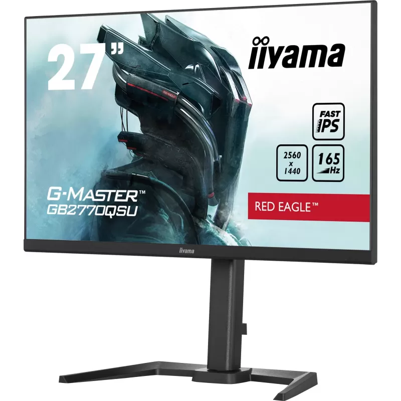Gaming Monitor IIYAMA G-MASTER GB2770QSU-B5 GB2770QSU-B5 27" 165Hz 2K, QHD IPS Color:black