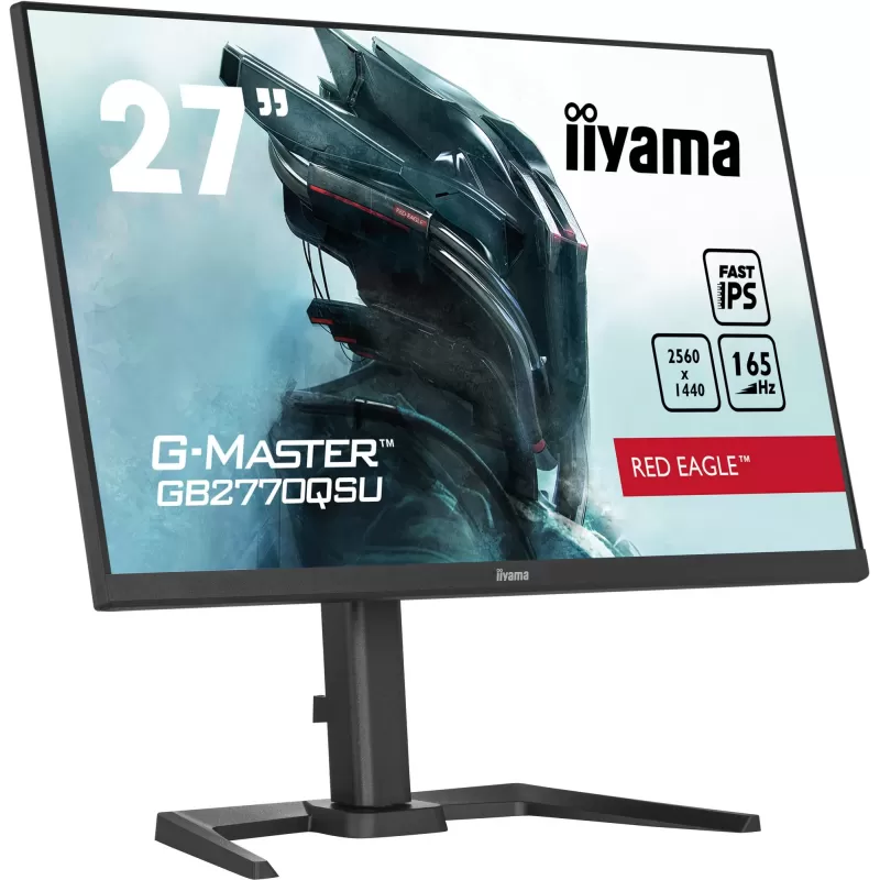 Gaming Monitor IIYAMA G-MASTER GB2770QSU-B5 GB2770QSU-B5 27" 165Hz 2K, QHD IPS Color:black