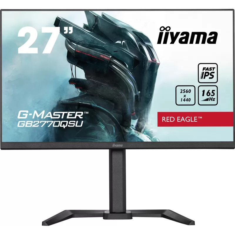 Gaming Monitor IIYAMA G-MASTER GB2770QSU-B5 GB2770QSU-B5 27" 165Hz 2K, QHD IPS Color:black