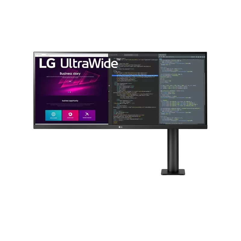 מסך מחשב LG 34" 34WN780-B UWQHD IPS 34WN780-B 75Hz 2K, QHD צבע שחור - יבואן מקביל
