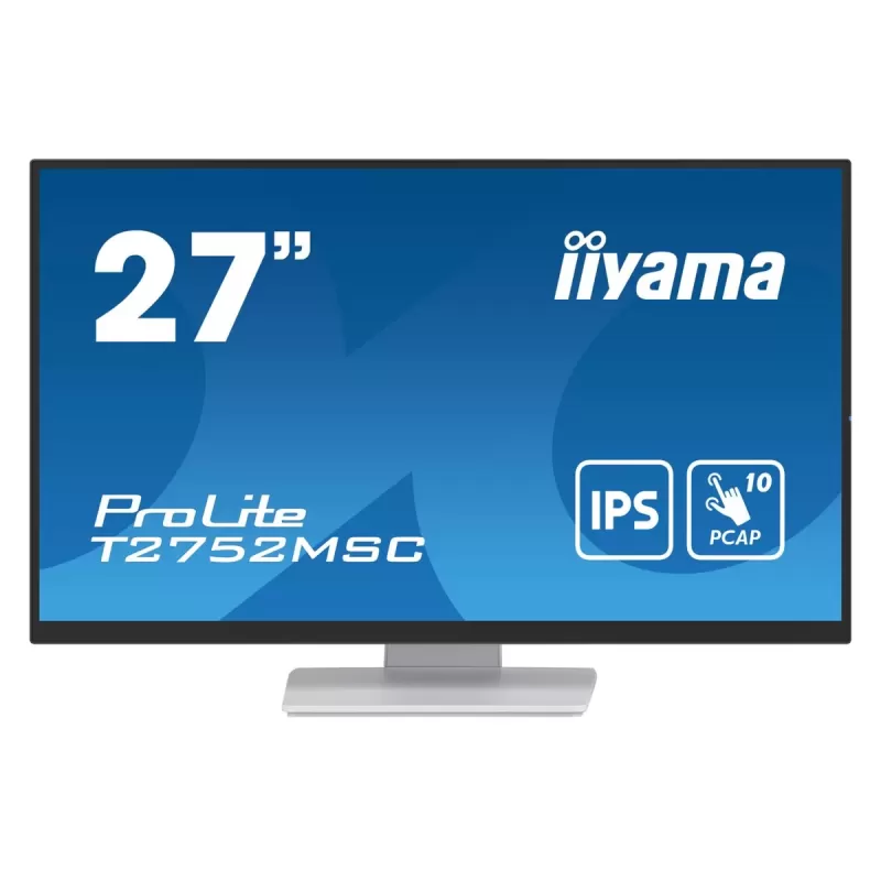 Computer Monitor IIYAMA ProLite T2752MSC-W1 T2752MSC-W1 27" 60Hz FHD IPS Color:white