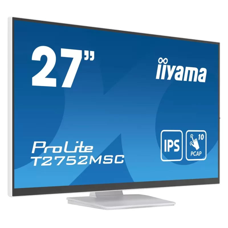 Computer Monitor IIYAMA ProLite T2752MSC-W1 T2752MSC-W1 27" 60Hz FHD IPS Color:white