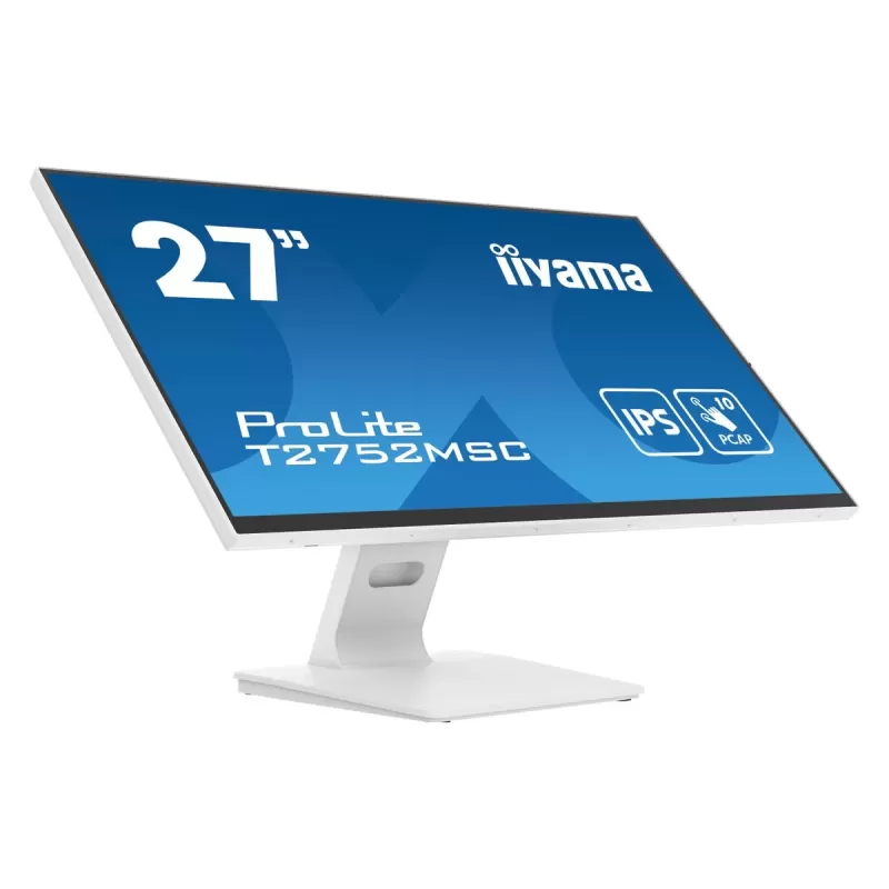 Computer Monitor IIYAMA ProLite T2752MSC-W1 T2752MSC-W1 27" 60Hz FHD IPS Color:white