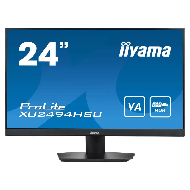 Computer Monitor IIYAMA XU2494HSU-B2 24" ProLite VA FHD 75Hz 4ms XU2494HSU-B2 Color:black