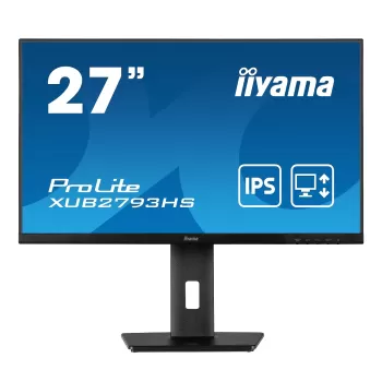 Монитор для ПК IIYAMA ProLite XUB2793HS-B6 XUB2793HS-B6 27" 100Hz FHD IPS Цвет:чёрный