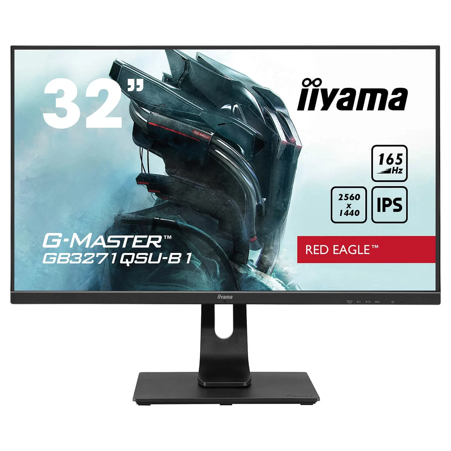 Gaming Monitor IIYAMA G-MASTER GB3271QSU-B1 GB3271QSU-B1 31.5" 165Hz 2K, QHD IPS Color:black