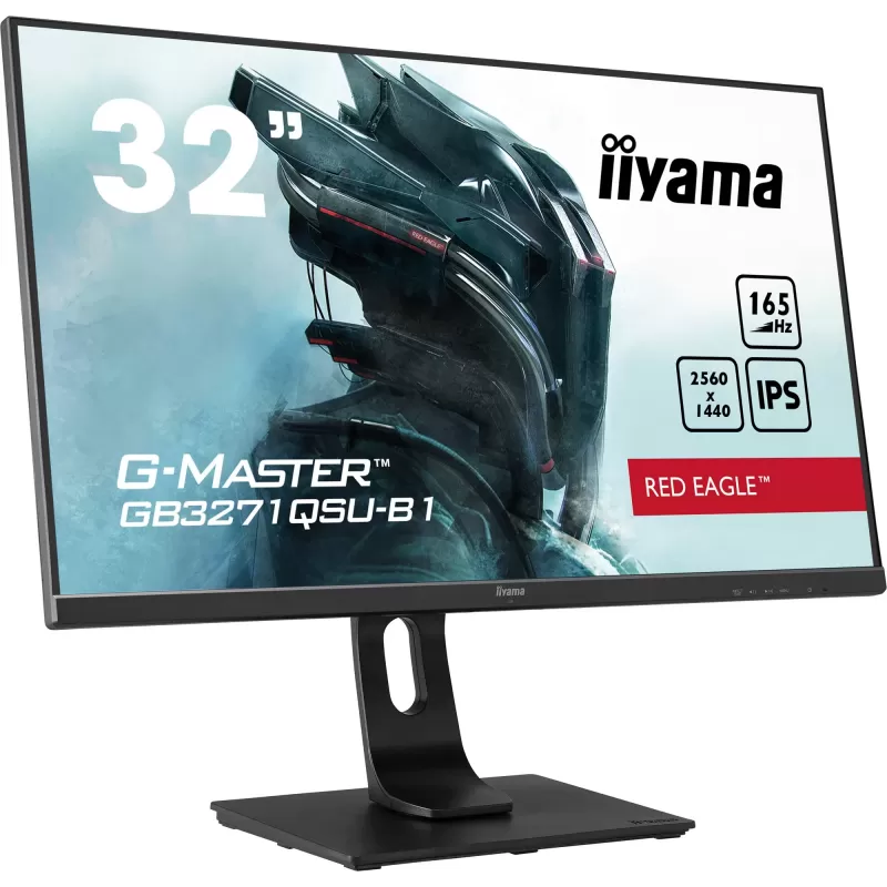 Gaming Monitor IIYAMA G-MASTER GB3271QSU-B1 GB3271QSU-B1 31.5" 165Hz 2K, QHD IPS Color:black