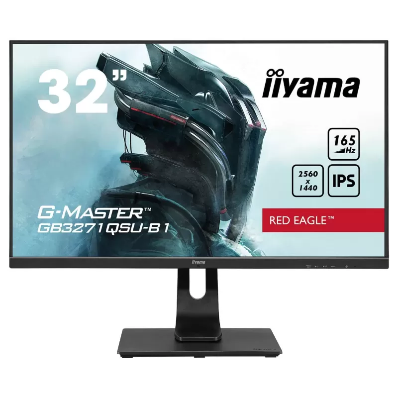 Gaming Monitor IIYAMA G-MASTER GB3271QSU-B1 GB3271QSU-B1 31.5" 165Hz 2K, QHD IPS Color:black