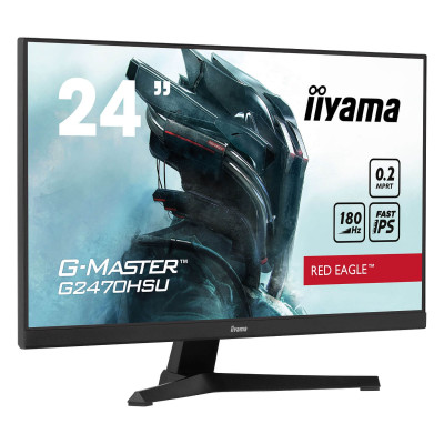 Computer Monitor IIYAMA G2470HSU-B6 23.8" G-Master IPS FHD 180Hz 0.2ms 27" Computer Monitor IIYAMA G2470HSU-B6 23.8" G-Master IPS FHD 180Hz 0.2ms 27"