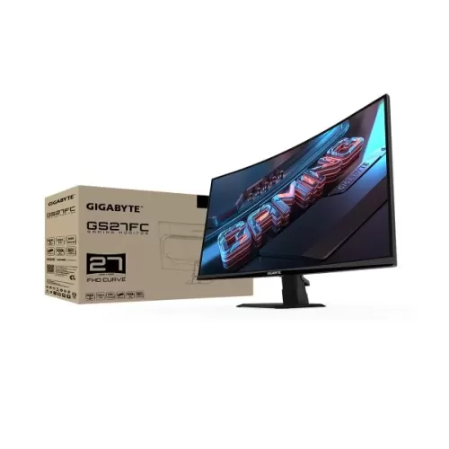 Gaming Monitor Gigabyte GS27FC 27" VA FHD 180Hz 1ms 1500R GS27FC Curved Gaming Monitor Gigabyte GS27FC 27" VA FHD 180Hz 1ms 1500R GS27FC Curved