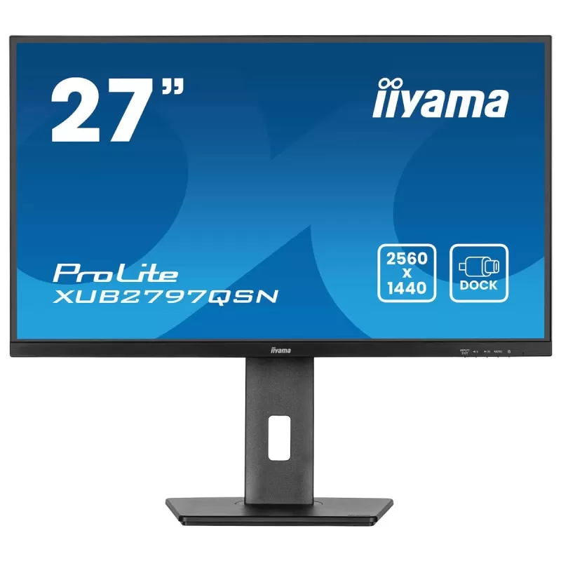 מסך מחשב IIYAMA XUB2797QSN-B2 27" ProLite IPS QHD 100Hz 1ms XUB2797QSN-B2 צבע שחור