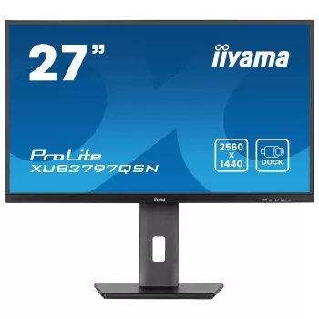 מסך מחשב IIYAMA XUB2797QSN-B2 27" ProLite IPS QHD 100Hz 1ms XUB2797QSN-B2 צבע שחור
