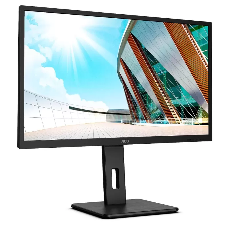 מסך מחשב AOC U27P2CA 27" IPS QHD 60Hz 4ms U27P2CA 4K, UHD צבע שחור