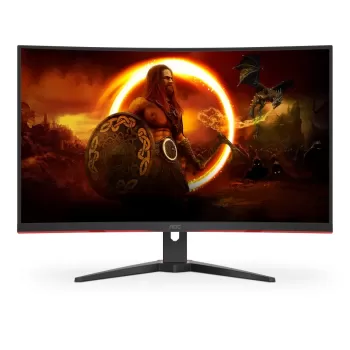 מסך גיימינג AOC CQ32G2SE-BK 31.5" QHD 165Hz 1ms VA CQ32G2SE-BK צבע שחור