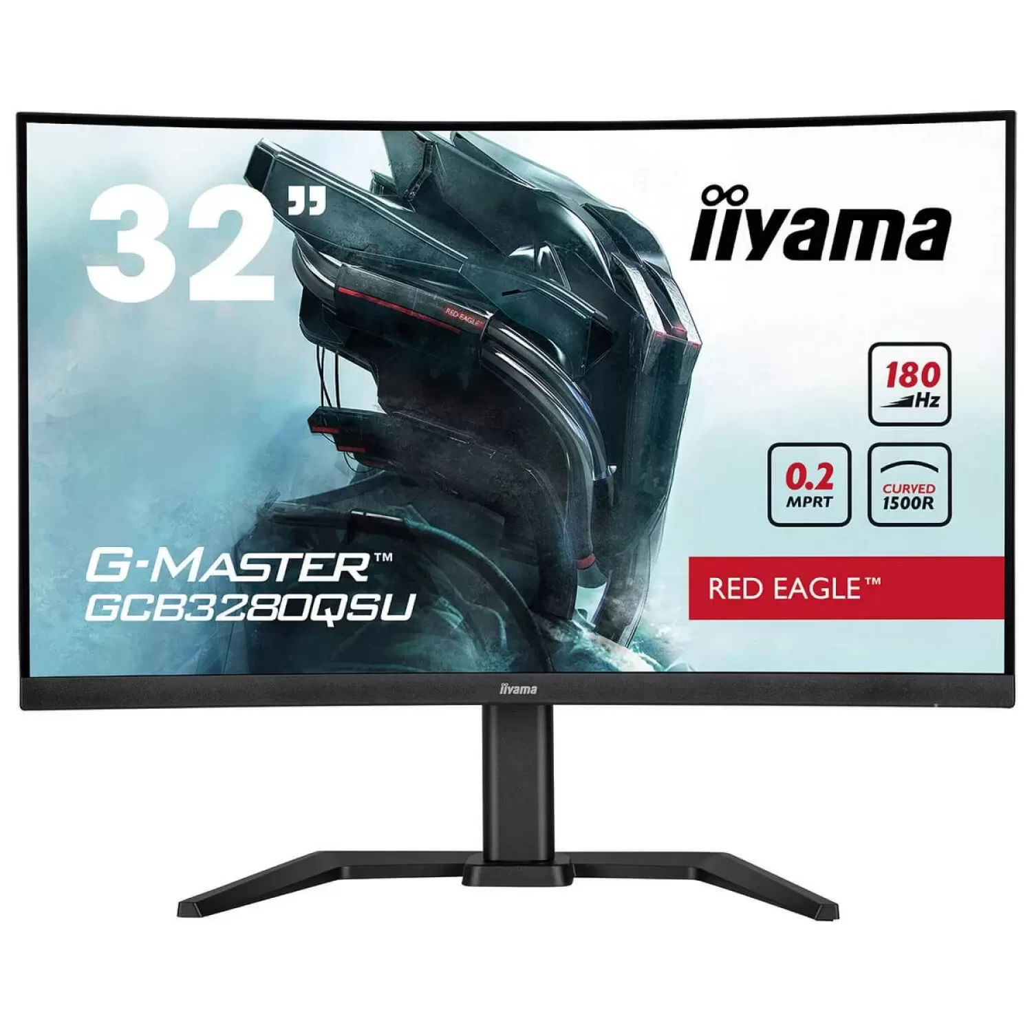 Gaming Monitor IIYAMA G-Master GCB3280QSU-B2 31.5" 180Hz QHD, 2K VA Color:black