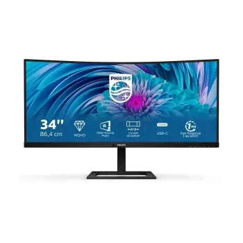Computer Monitor Philips 346E2CUAE 34" 21:9 WQHD USB-C 346E2CUAE/00 VA