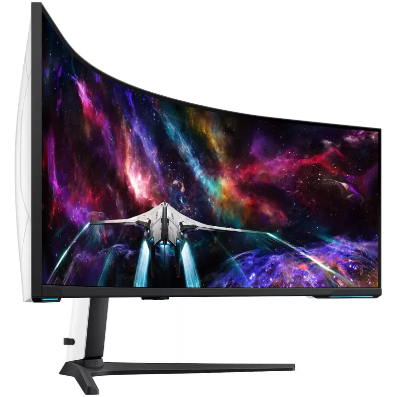 Computer Monitor Samsung 57" Dual-UHD 240Hz 1ms VA Curved S57CG954NU Dual UHD Color:white - parallel importer Computer Monitor Samsung 57" Dual-UHD 240Hz 1ms VA Curved S57CG954NU Dual UHD Color:white - parallel importer