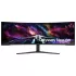 Computer Monitor Samsung 57" Dual-UHD 240Hz 1ms VA Curved S57CG954NU Dual UHD Color:white - parallel importer