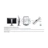 Computer Monitor Dell P2419H 24" FHD IPS Color:black, silver
