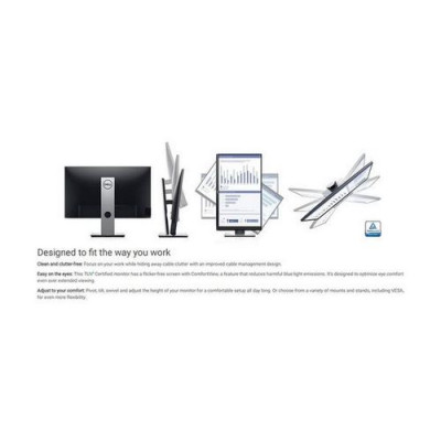 מסך מחשב Dell P2419H 24" FHD IPS צבע שחור, כסוף מסך מחשב Dell P2419H 24" FHD IPS צבע שחור, כסוף