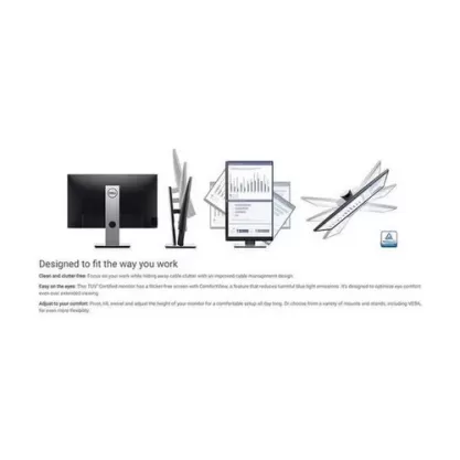 Computer Monitor Dell P2419H 24" FHD IPS Color:black, silver