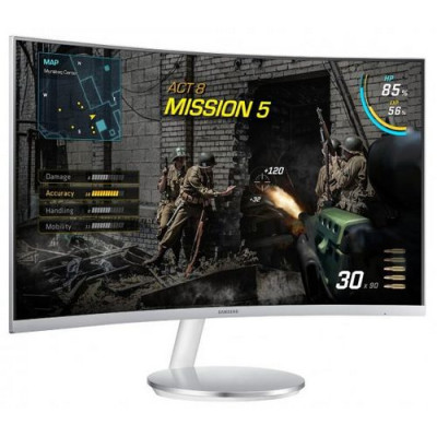 Computer Monitor Samsung C27F591FD Curved 27" FHD VA Color:white - official importer Computer Monitor Samsung C27F591FD Curved 27" FHD VA Color:white - official importer