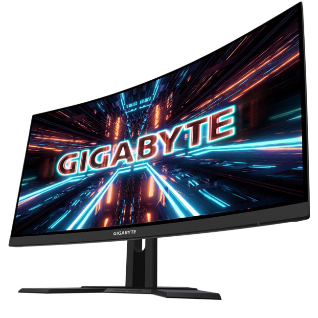 Gaming Monitor Gigabyte G27QC A Curved 27" 165Hz WQHD, 2K VA Color:black