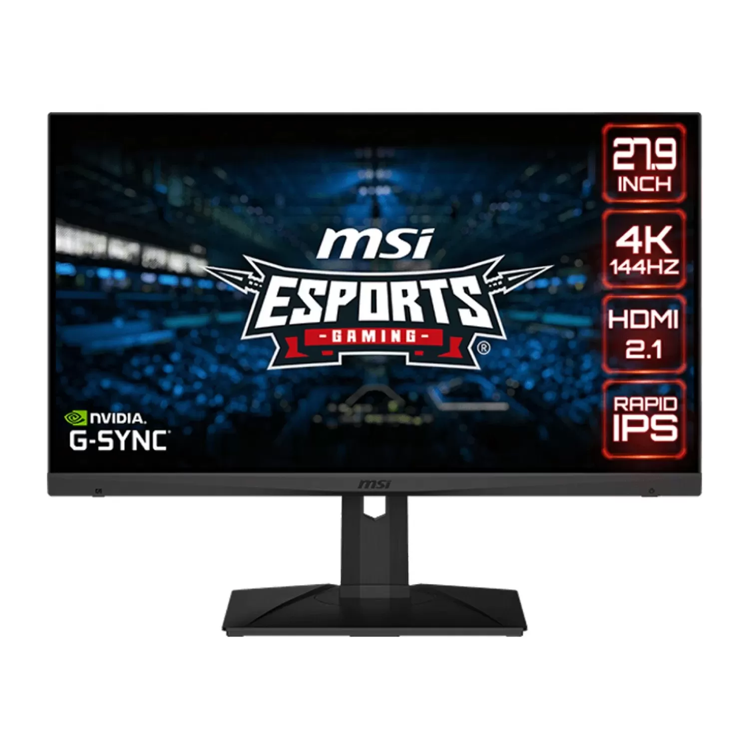 Gaming Monitor MSI Optix MAG281URF 27.9" 144Hz UHD, 4K Rapid Color:black