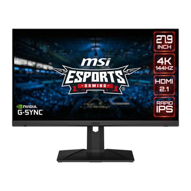 Gaming Monitor MSI Optix MAG281URF 27.9" 144Hz UHD, 4K Rapid Color:black