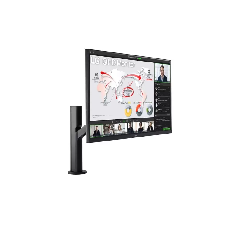 Computer Monitor LG 32" 32QP880-B QHD IPS 32QP880-B 31.5" 75Hz Color:black - parallel importer