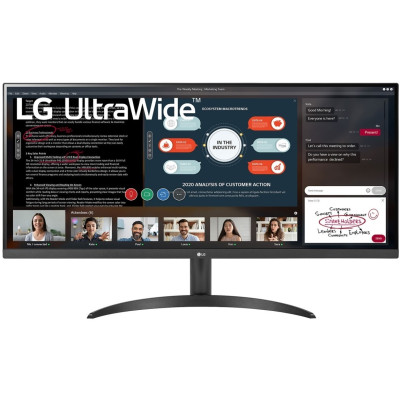 Монитор для ПК LG 34" 34WP500-B FHD Ultra Wide IPS HDMI 75Hz Цвет:черный - параллельный импортер Монитор для ПК LG 34" 34WP500-B FHD Ultra Wide IPS HDMI 75Hz Цвет:черный - параллельный импортер