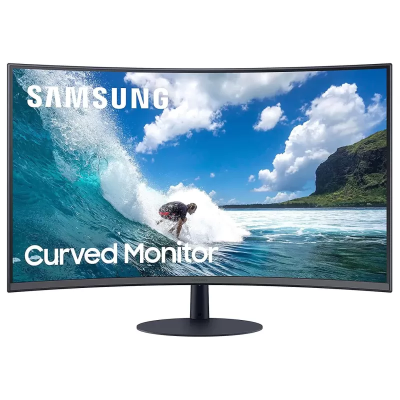 מסך מחשב גיימינג Samsung 31.5" C32T550FDR FHD 75Hz C32T550FDR קעור VA צבע שחור - יבואן מקביל