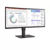 מסך מחשב LG 34BQ77QB-B 34" WQHD 60Hz 5ms USB-C PD90W IPS Monitor 34BQ77QB-B 2K, QHD צבע שחור - יבואן מקביל