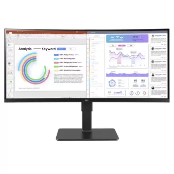 מסך מחשב LG 34BQ77QB-B 34" WQHD 60Hz 5ms USB-C PD90W IPS Monitor 34BQ77QB-B 2K, QHD צבע שחור - יבואן מקביל מסך מחשב LG 34BQ77QB-B 34" WQHD 60Hz 5ms USB-C PD90W IPS Monitor 34BQ77QB-B 2K, QHD צבע שחור - יבואן מקביל