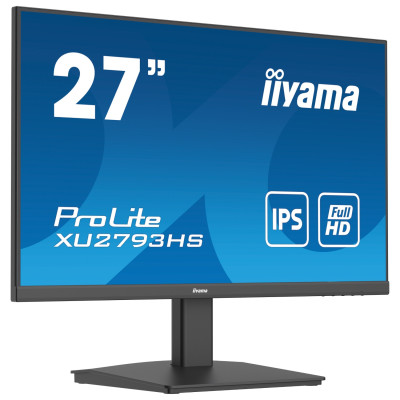 Computer Monitor IIYAMA ProLite XU2793HS-B6 27" 100Hz FHD IPS Color:black.. Computer Monitor IIYAMA ProLite XU2793HS-B6 27" 100Hz FHD IPS Color:black..