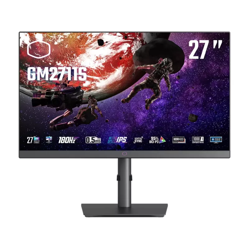 Computer Monitor Cooler Master CMI-GM2711S 27" GM2711S IPS 2K QHD 180Hz 0.5ms CMI-GM2711S
