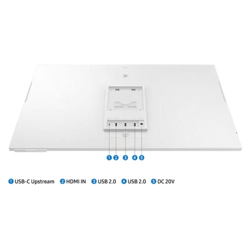 מסך מחשב Samsung S32CM801UU 32" M80C, USB-C, UHD Warm לבן Smart Monitor with - יבואן מקביל