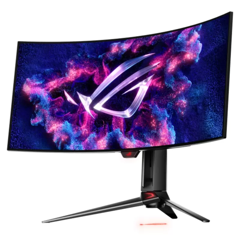 מסך גיימינג Asus ROG Swift PG34WCDM 34" OLED UHD 240Hz 0.03ms 800R 90LM09L0-B01A70 2K, QHD WOLED צבע שחור - יבואן מקביל