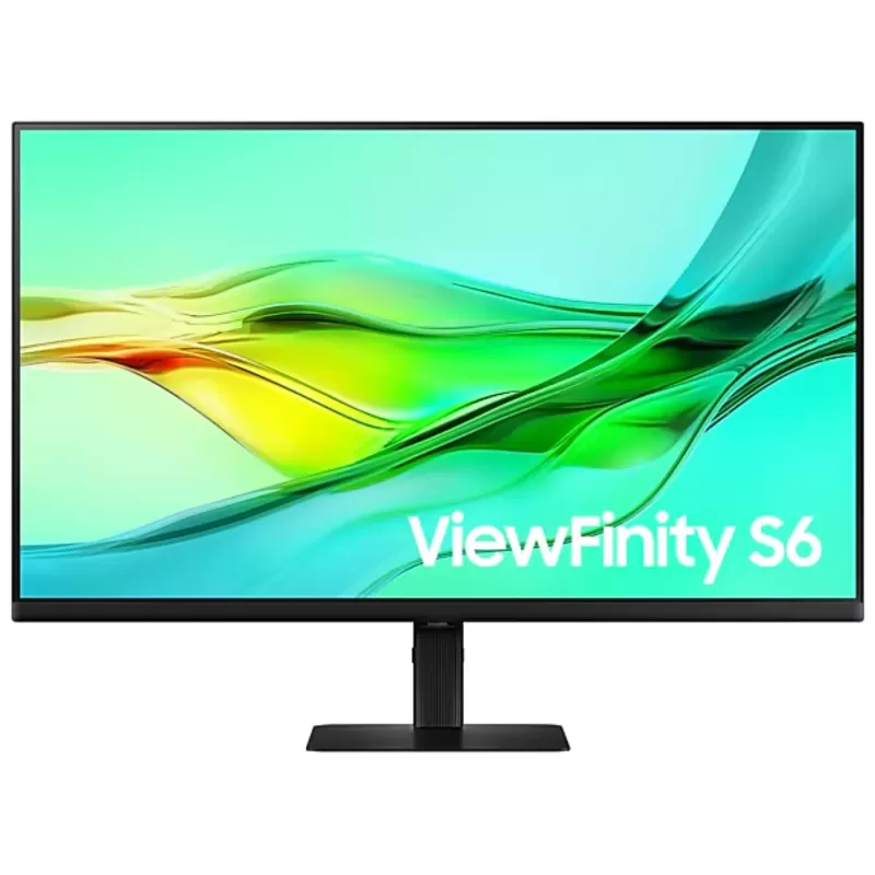 מסך מחשב Samsung 32" ViewFinity S6 IPS QHD 100Hz 5ms S32D600UAU UWQHD צבע שחור - יבואן מקביל
