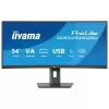Curved computer monitor IIYAMA ProLite XCB3494WQSU-B1 34" 120Hz UWQHD VA Color:black