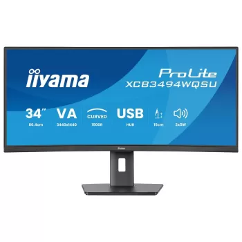 Curved computer monitor IIYAMA ProLite XCB3494WQSU-B1 34" 120Hz UWQHD VA Color:black