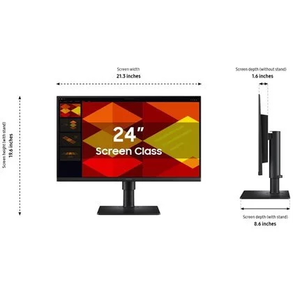 מסך מחשב Samsung Essential S4 24 Monitor S24D402GAM S24D402GAM 24" IPS