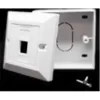 שקע רשת RJ45 CAT5 Wall Socket + Connector