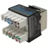 שקע רשת RJ45 CAT5 Wall Socket + Connector