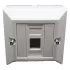 שקע רשת RJ45 CAT5 Wall Socket + Connector