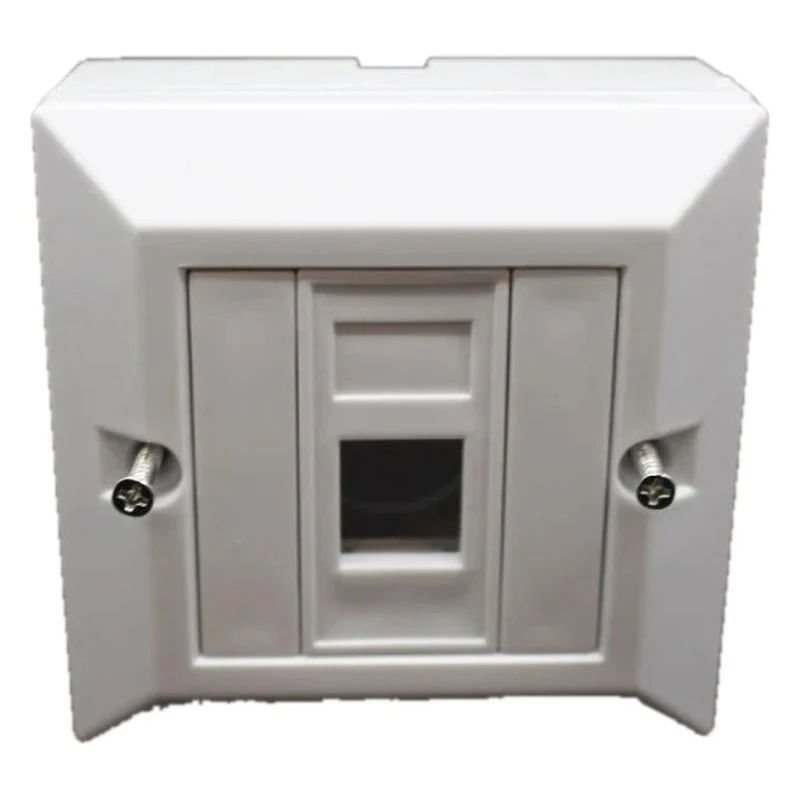 שקע רשת RJ45 CAT5 Wall Socket + Connector