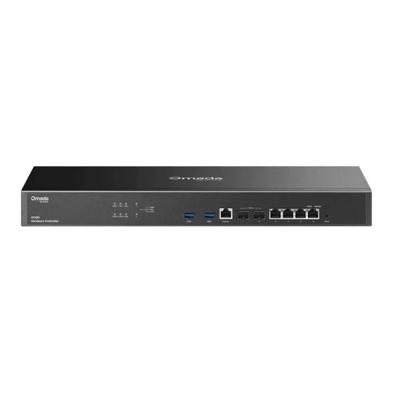 בקר חומרה לניהול רשת Omada OC400 Hardware Controller 2x 10G SFP+ OC400 צבע שחור בקר חומרה לניהול רשת Omada OC400 Hardware Controller 2x 10G SFP+ OC400 צבע שחור
