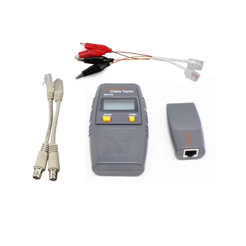 Тестер сетевых кабелей Luggar Network Cable Tester HP-TESTER-LCD Тестер сетевых кабелей Luggar Network Cable Tester HP-TESTER-LCD