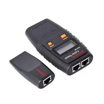 בודק כבלי רשת Luggar Network Cable Tester HP-TESTER-LCD בודק כבלי רשת Luggar Network Cable Tester HP-TESTER-LCD